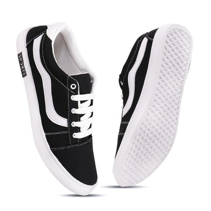 Casual Shoes for Men (Black & White, 6)