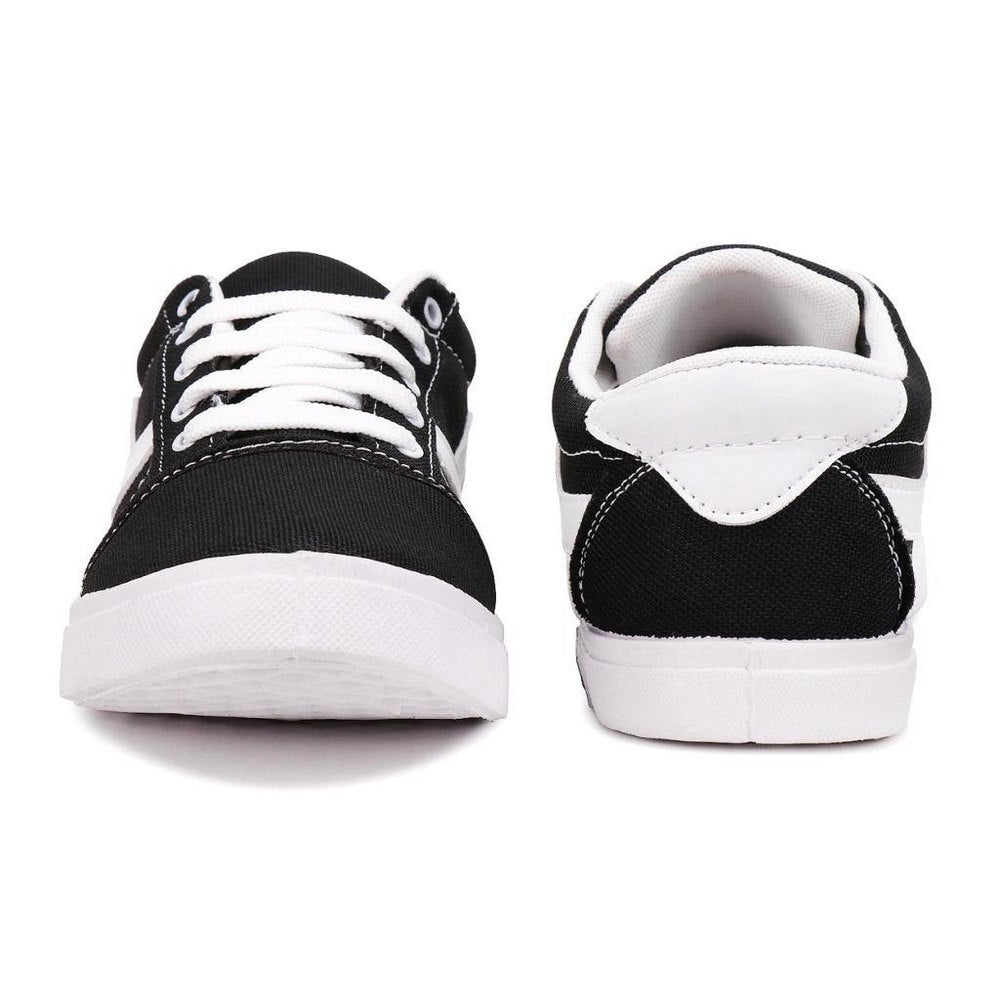 Casual Shoes for Men (Black & White, 6)