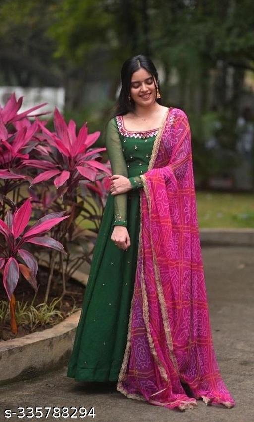 Majaisha Embroidery Work Gown