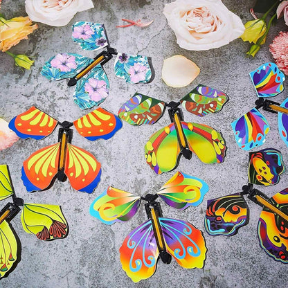 Exploding Flying Butterfly Magic Wind Up Toy ( Pack of 15)