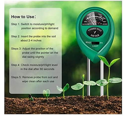 3-in-1 Soil Moisture Meter