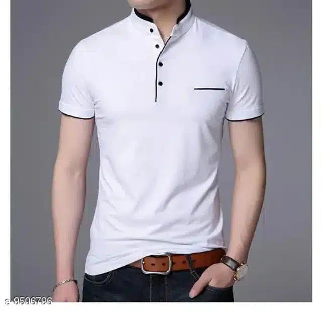 T-Shirt for Men (White, M)