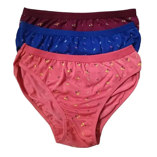 Pack of 3 Women Hipster Multicolor Panty